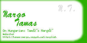 margo tamas business card